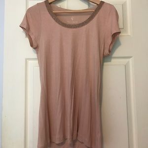 Shimmery Blush Juicy Couture Tee